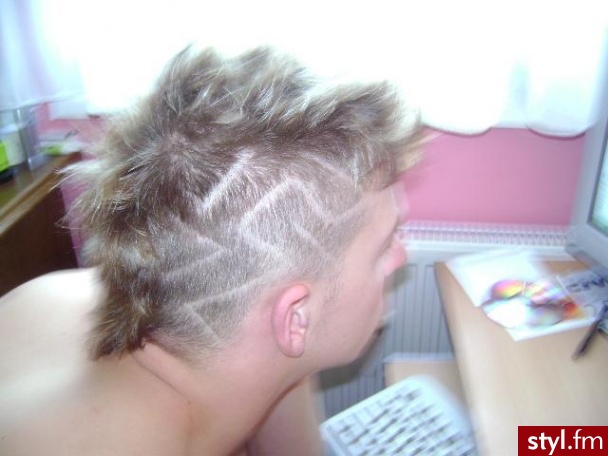 Punk Rock Alternatywne Średnie Fryzury