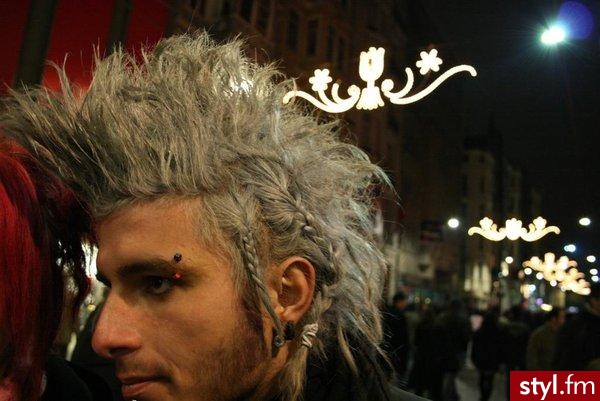 Punk Rock Alternatywne Średnie Fryzury