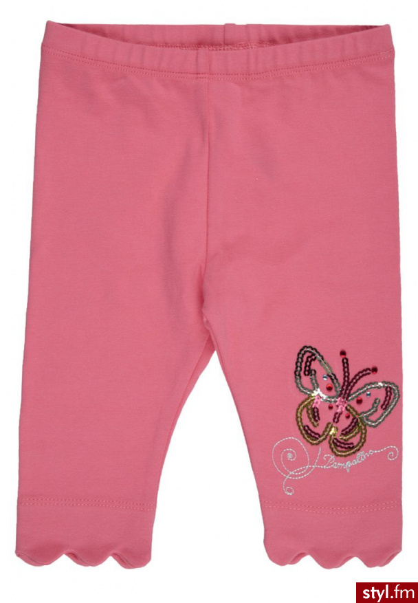 Pampolina Legginsy różowy - Leginsy Spodnie Moda