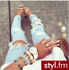 Jeansy Spodnie Moda