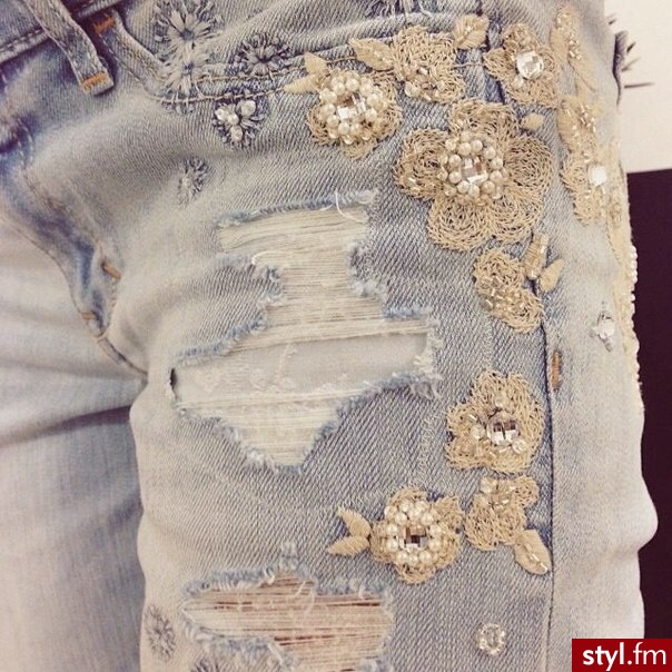 Jeansy Spodnie Moda