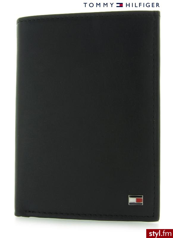 TOMMY HILFIGER ETON N/S WITH COIN PKT BLACK - Portfele i etui Dodatki Moda