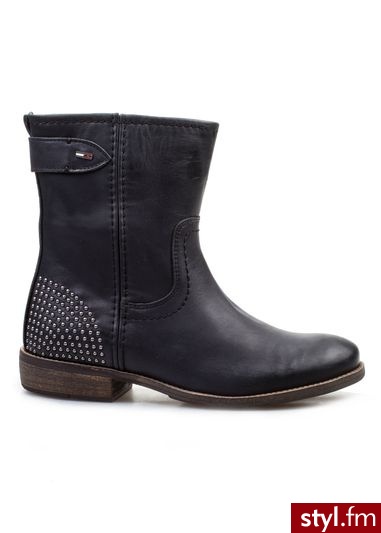 Botki TOMMY HILFIGER eline 4a - Botki Buty Moda