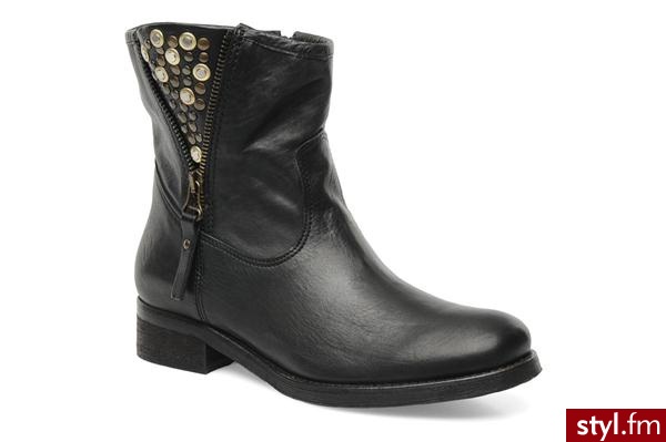 Belmondo Półbuty i botki Newage Czarny - Botki Buty Moda