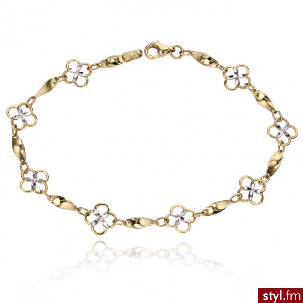 Dandelio złota Bransoletka ARP-BRA-007 - Bransoletki Biżuteria Moda