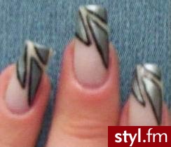 Autor: steelmi Trojkaty. Autor: <b>steelmi</b><br /> - Paznokcie