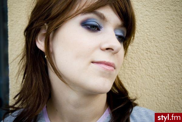 Blueberry mystery!. Na zdjęciu ja. Makijaż robiony w Lublinie na Uniwersytecie Marie - Curie Skłodowskiej. - Makijaże