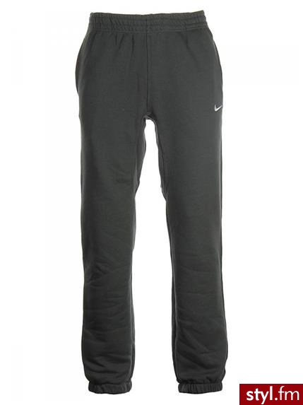 Nike SPODNIE DRESOWE CLUB CUFF PANT-SWOOSH (szary) - Sportowe Buty Moda