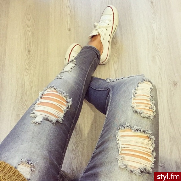 Jeansy Spodnie Moda