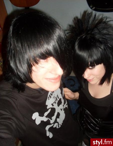 EMO Alternatywne Średnie Fryzury