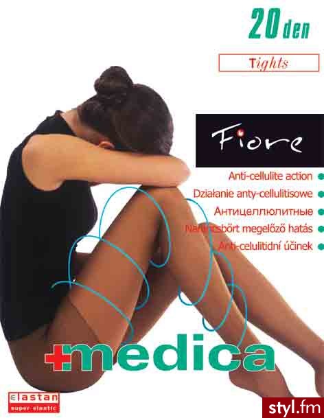 Fiore Rajstopy Antycelulitowe 20Den Fiore M5000 - Rajstopy Bielizna Moda