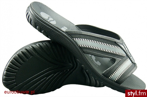 INBLU buty IN-FN-39-014 Klapki Czarny - Klapki Buty Moda