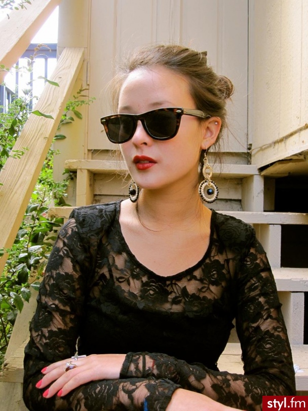 kolczyki i okularki - Pozostałe Dodatki Moda
