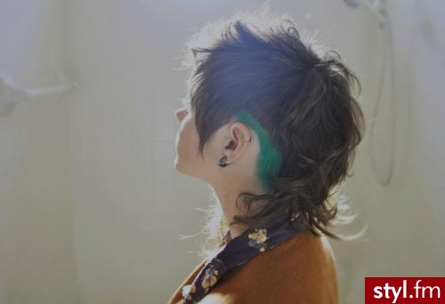 Brązowe Punk Rock Alternatywne Krótkie Fryzury