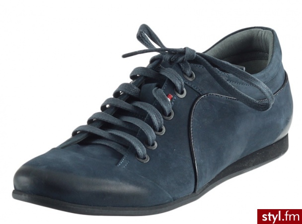 Domeno Półbuty 2042 Granatowe BN33 - Półbuty Buty Moda