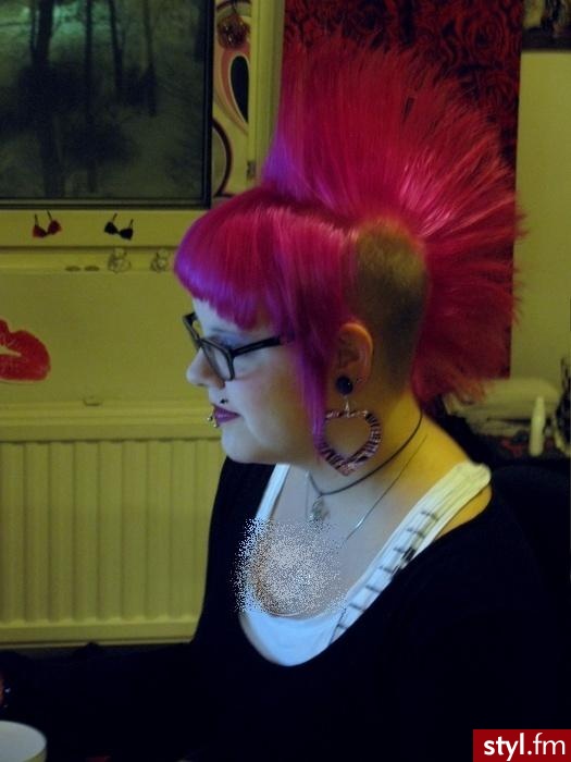 Punk Rock Alternatywne Średnie Fryzury