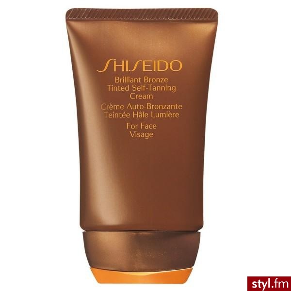 Shiseido Brilliant Bronze Tinted Self Tanning Cream samoopalający krem do twarzy i ciała Deep 150 ml - Emu Buty Moda
