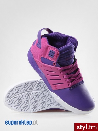 Supra BUTY SKYTOP III SW07006 WMN (PUR) 38.5 Odcienie fioletu Skate - Pozostałe Buty Moda