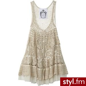 Snarlextra white tulle vest - Polyvore. Pobrano ze strony: http://www.polyvore.com/snarlextra_white_tulle_vest/thing?id=19862300 - Pozostałe Ciuchy Moda