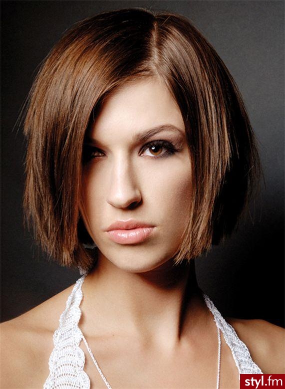 Średnie Fryzury