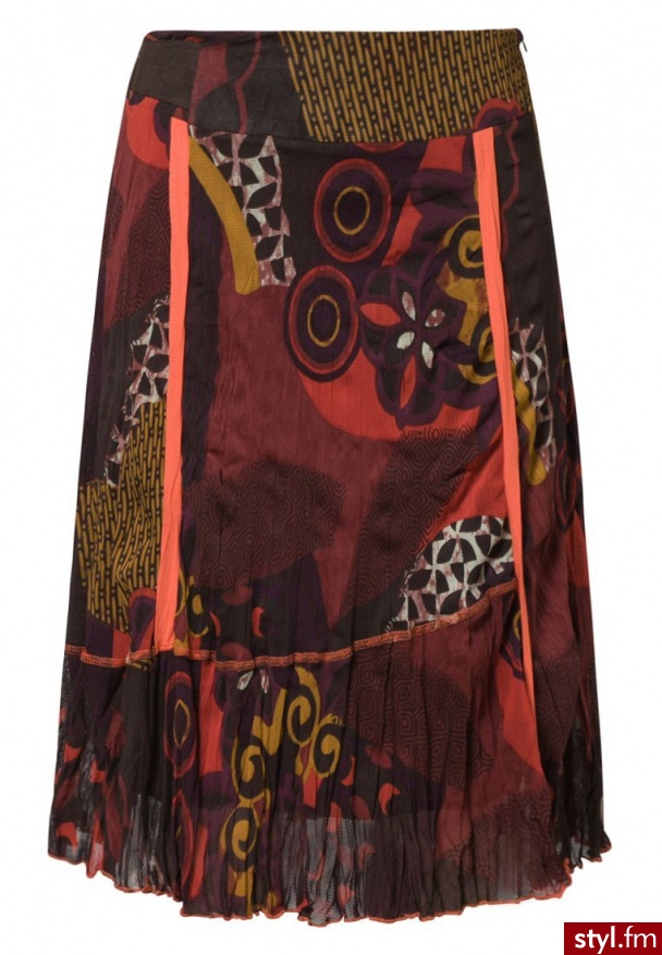 Anna Field Spódnica trapezowa pomarańczowy (AF-0713-0604) - Pozostałe Spódnice Moda