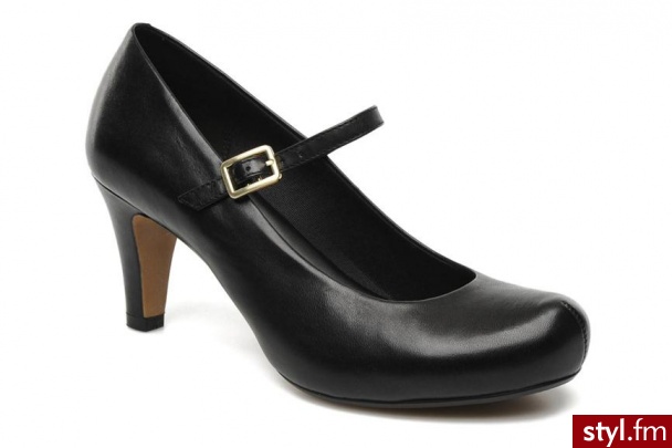 Clarks CZÓŁENKA CHORUS JAZZ BY (Czarny) - Czółenka Buty Moda