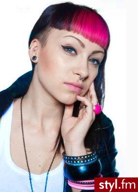 Kolorowe Punk Rock Alternatywne Średnie Fryzury