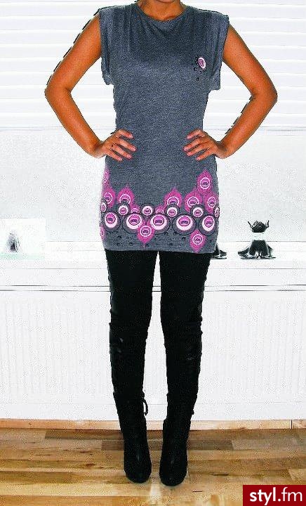 Tunika i legginsy. - Sukienki Moda
