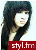 EMO Alternatywne Średnie Fryzury