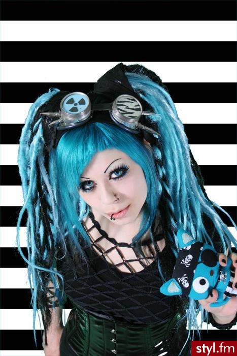 Punk Rock Alternatywne Średnie Fryzury