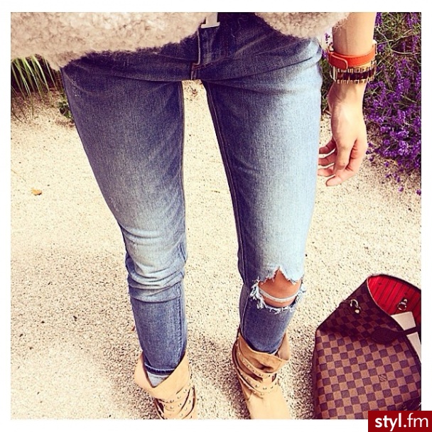 Jeansy Spodnie Moda