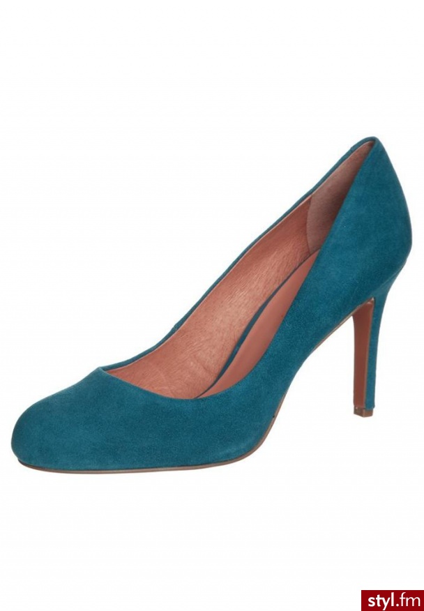 Carma Shoes Szpilki turkusowy - Szpilki Buty Moda