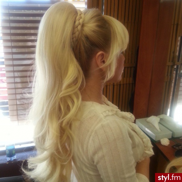 Blond Upięcie Kręcone Na co dzień Długie Fryzury