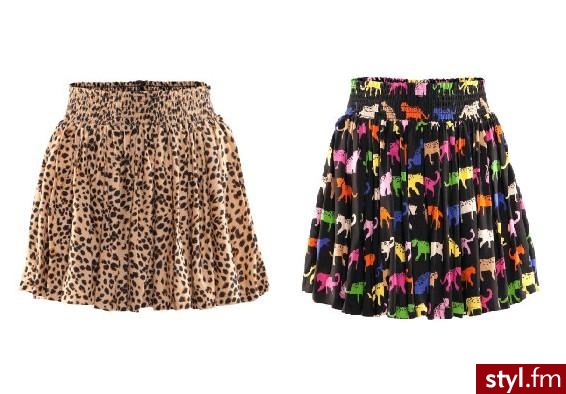 Średnie Spódnice Moda