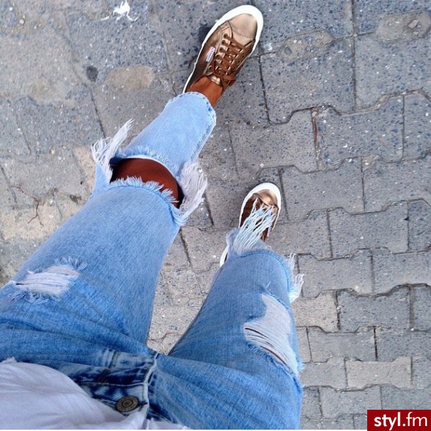 Jeansy Spodnie Moda