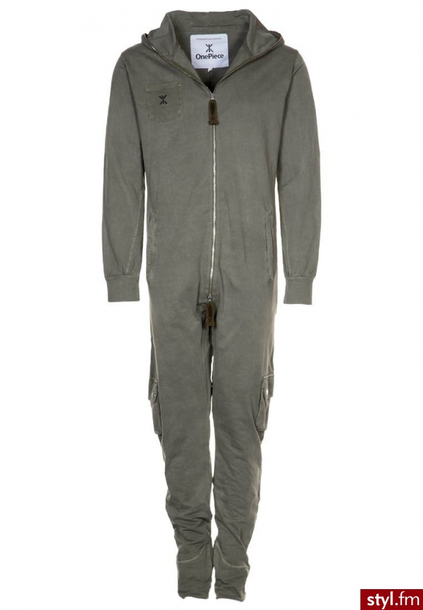 Onepiece STEREO Kombinezon oliwka (P-SS13036) - Pozostałe Spodnie Moda