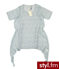 Studio zwiewna Bluzka/Tunika błękitna rozm. 54 (5904378156947) - Tuniki Ciuchy Moda