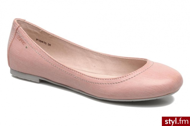 Esprit Balerinki Rina Ballerina by (Różowy) - Balerinki Buty Moda