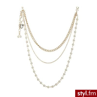 Chain Row Necklace - Teen Clothing by Wet Seal - Polyvore. Pobrano ze strony: http://www.polyvore.com/chain_row_necklace_teen_clothing/thing?id=3798920 - Pozostałe Dodatki Moda