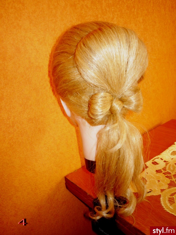 eleganckie - Blond Upięcie Proste Wieczorowe Średnie Fryzury
