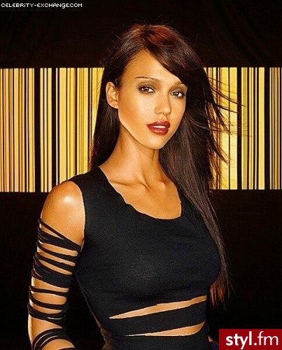 Jessica Alba. Jessica Alba - Długie Fryzury