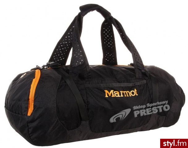 Marmot Torba podróżna plecak Kompressor Duffle 33 czarno-pomarańczowy - Torby podróżne Torebki Moda
