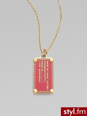 wisiorek. Marc by Marc Jacobs $58.00 - Pozostałe Dodatki Moda