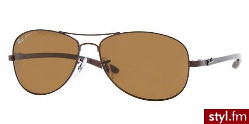 RAY BAN okulary przeciwsłoneczne 8301 014N6 M,L polaryzacja - Okulary Dodatki Moda