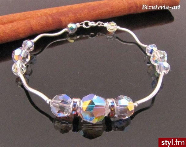 Branzoletka swarovski - Pozostałe Dodatki Moda