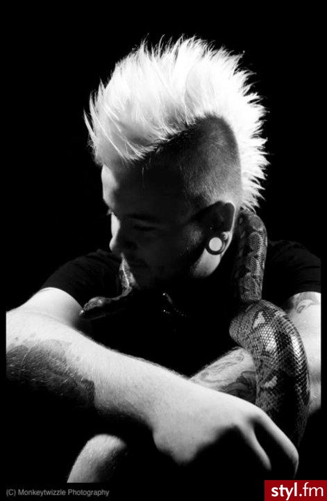 Punk Rock Alternatywne Średnie Fryzury