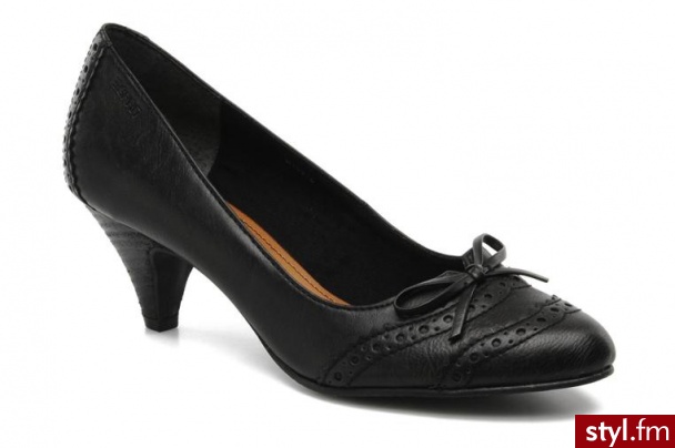 Esprit CZÓŁENKA NOEMI BOW PUMP BY ESPRIT (Czarny) - Czółenka Buty Moda