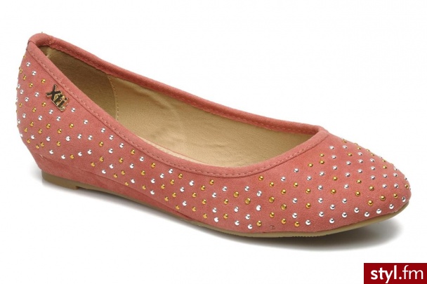 Xti Balerinki Wilma by (Pomarańczowy) - Balerinki Buty Moda