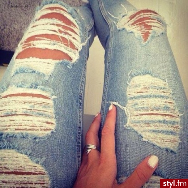 Jeansy Spodnie Moda
