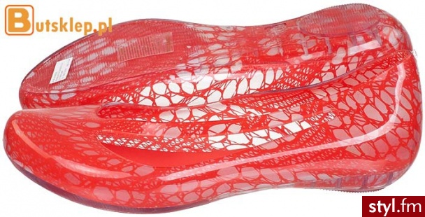 Mel by Melissa buty Mel Ice II Red (ME 32045/51696) - Balerinki Buty Moda